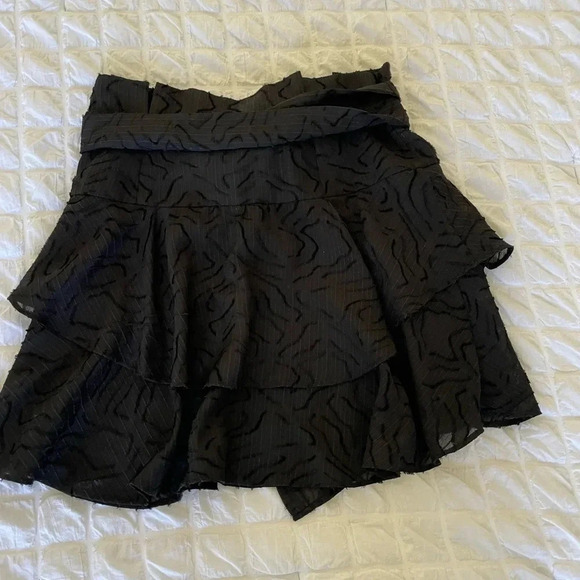 Iro Rakley ruffle belted mini skirt - Picture 6 of 7